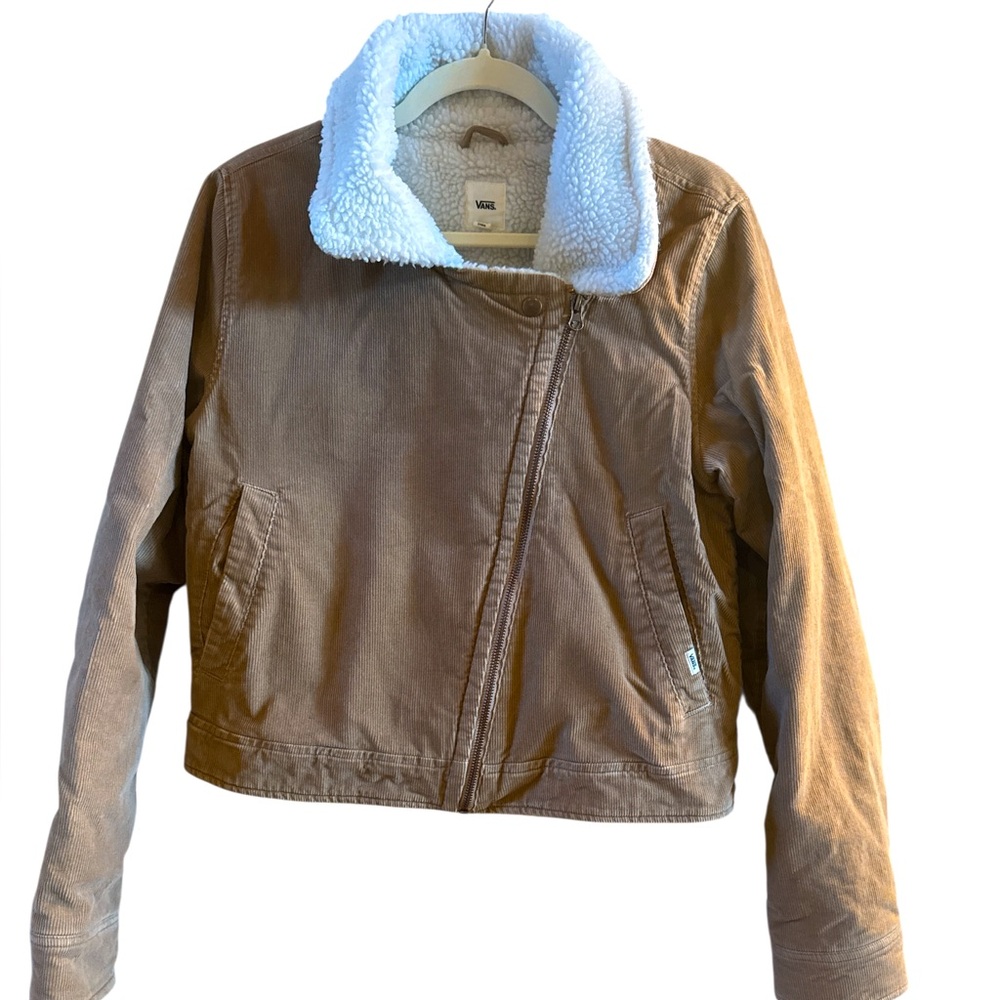 Vans Brown Jacket with White Collar